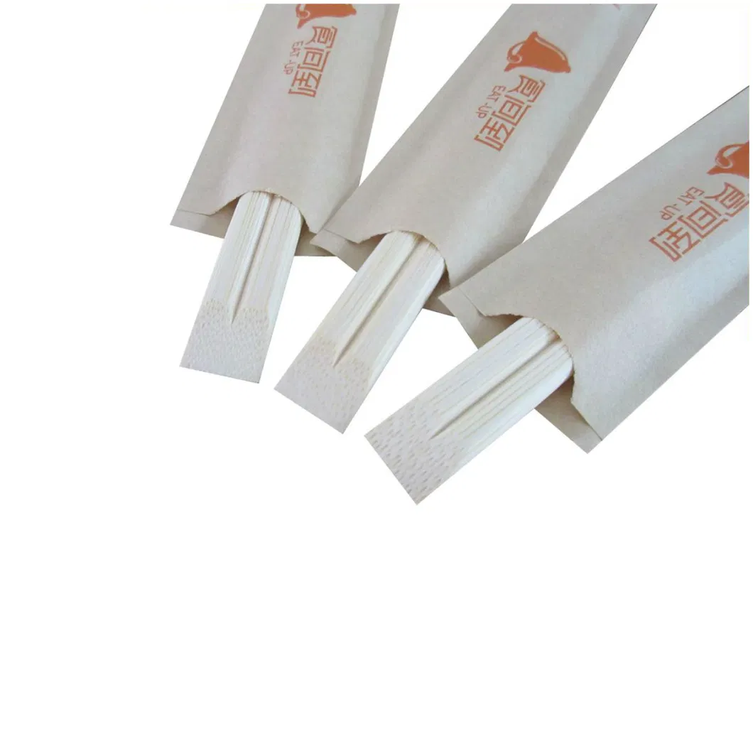 Home & Garden Eco-Friendly Half Paper Sleeves Chopsticks Disposable Bamboo Products